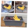 CIYODO Rectangular PP Plastic Tub with Handles for Food Service view 2