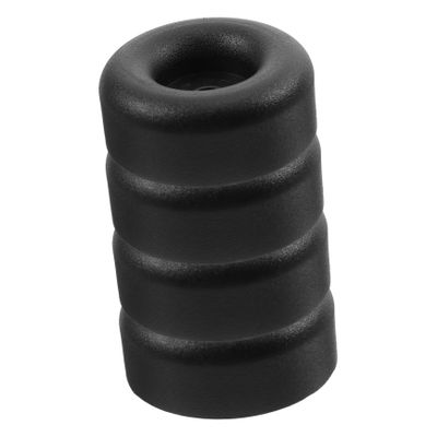ABOOFAN 4 Round Rubber Bumpers with Damping Function, Anti-Vibration Foot Pads for Trailers, Cargo Vehicles and RVs, Black