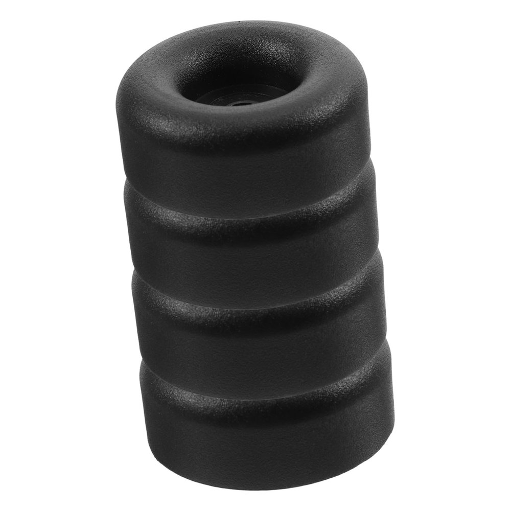 ABOOFAN 4 Round Rubber Bumpers with Damping Function, Anti-Vibration Foot Pads for Trailers, Cargo Vehicles and RVs, Black