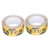 BUGUUYO Watch Your Step Warning Stickers, 2 Rolls, Self-Adhesive PVC view 1