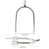 SIXRUN Youth Chrome-Plated Spurs, Zinc Alloy, Narrow Spur for Women, Equestrian Beginners (Silver and White) view 4