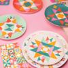 Karma Melamine Dinner Plates, 27.3 cm, Reusable, Dishwasher-Safe, Indoor and Outdoor, Olivia Blush, Set of 4 view 2