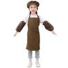 4-Piece Kids' Painting Smock Set with Sleeves and Hat view 1