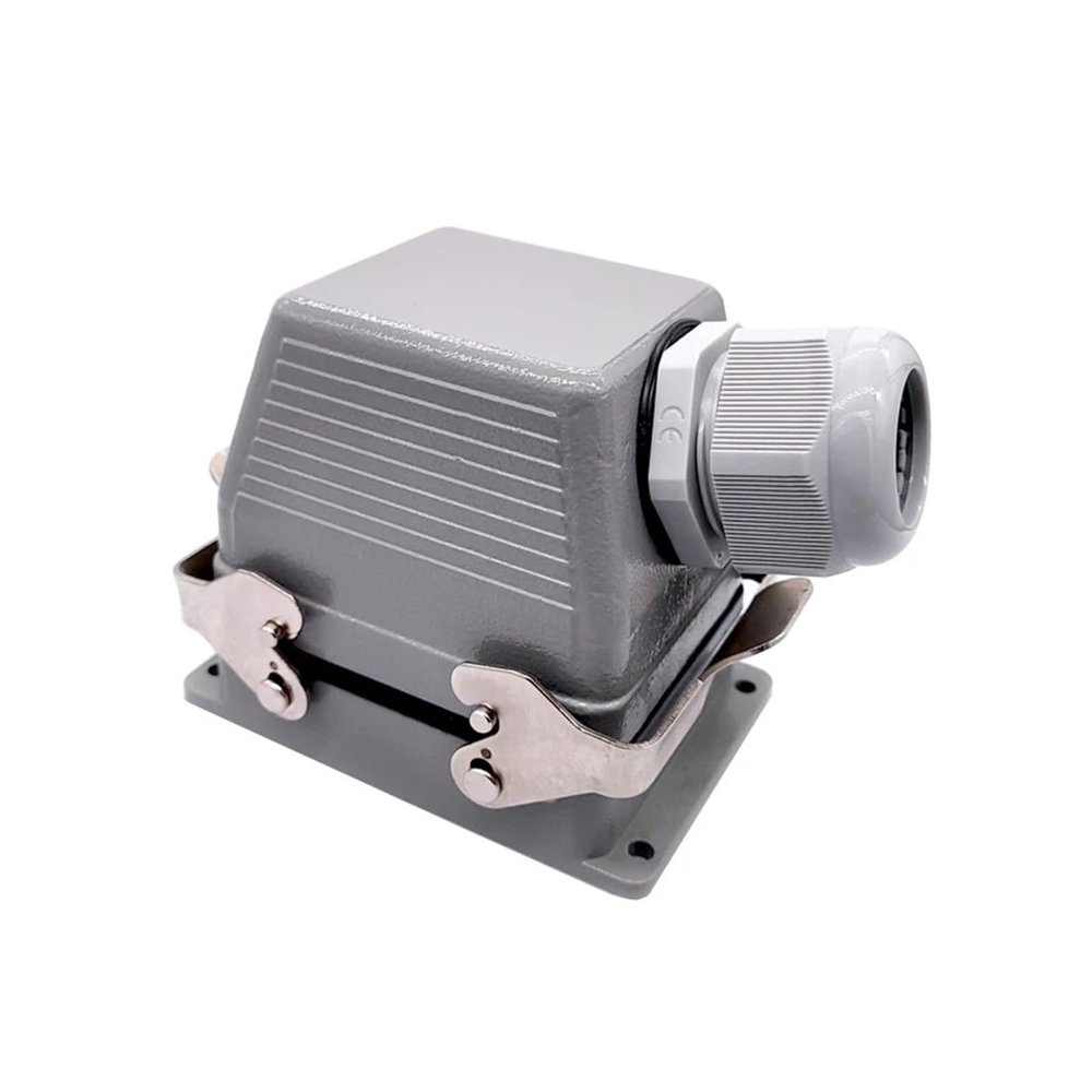 1 pc HDC-HE-032-1/2 High-Performance 32-Pin 16 A Industrial Aviation Connector, Waterproof, Screw Connection (HDC-HE-032-2)