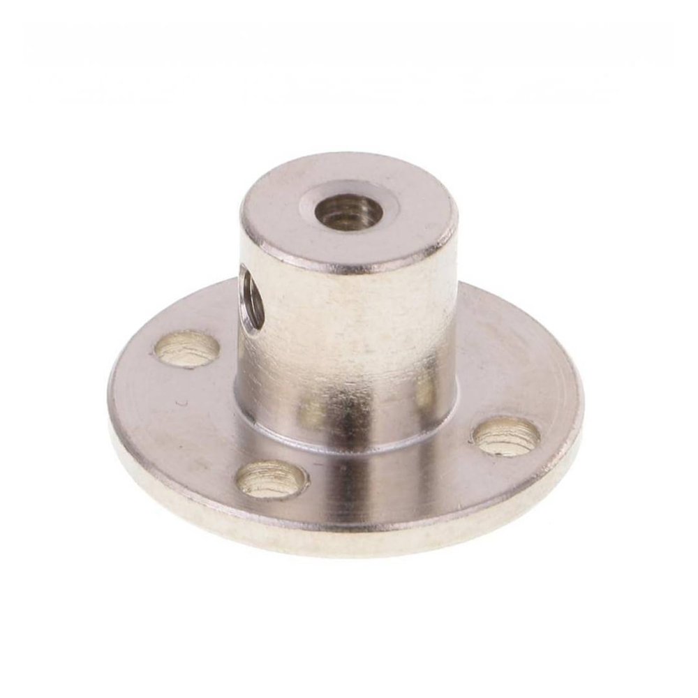 14 mm Rigid Flange Coupling, Galvanized Hardened Steel, 5-Pack