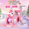 Dromlag Unicorn Balance Bike for Kids 1–2 Years, Light-Up Wheels, 135° Steering Limiter, 25 kg Capacity view 2