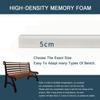 Outdoor Bench Cushion, 95 x 40 x 5 cm, Non-Slip, Removable Washable Cover view 3