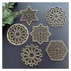 6-Piece Star Pattern Coasters, Heat-Resistant and Non-Slip view 2