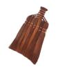 PRETYZOOM 4-Piece Broom Brush Heads, Industrial Outdoor Broom Heads, Palm Fiber, Brown view 3