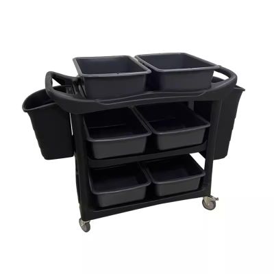 Rolling Service Cart for Restaurant, Hotel, Food, Hot Pot, and Bar Service