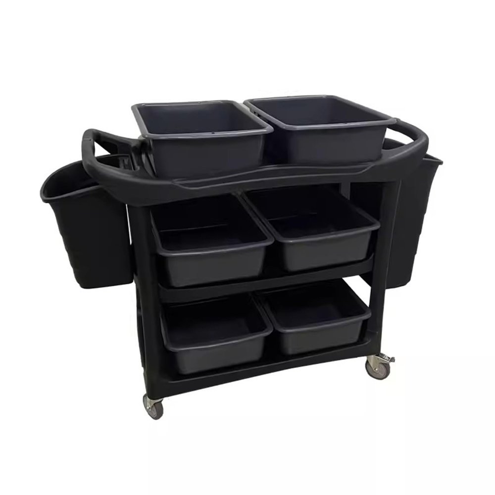 Rolling Service Cart for Restaurant, Hotel, Food, Hot Pot, and Bar Service