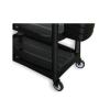 Rolling Service Cart for Restaurant, Hotel, Food, Hot Pot, and Bar Service view 3