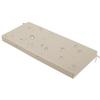 YFHT Waterproof Outdoor Bench Cushion, 130 x 50 x 5 cm, Gray Beige view 1