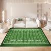ZLXMN Green Soccer Field Rug, 24 x 43 in, Non-Slip Washable Indoor Mat view 3