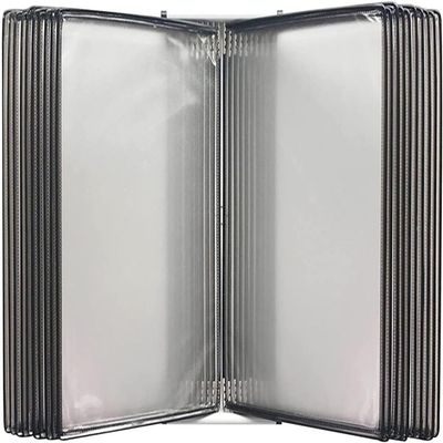 Desktop Reference Stand, 20-Page Double-Sided A4 Organizer