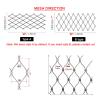 Flexible 304 Stainless Steel Rope Net, X-Shaped, L2.5 x W2 m view 2