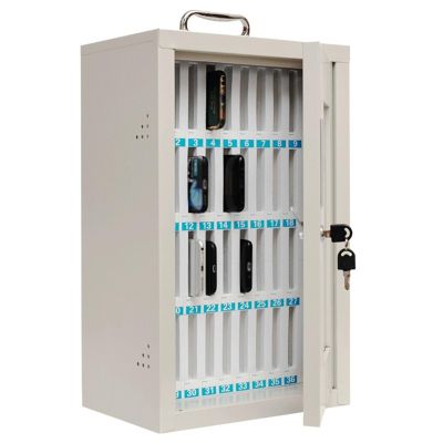 36-Compartment Stainless Steel Cell Phone Locker