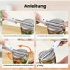 Adjustable Multifunctional Stainless Steel Lid Opener, Black view 3