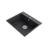 STONESTYLE Granite Sink 58 x 50 cm for 60 cm Base Cabinet | 1-Bowl Amber 60 | Graphite view 1