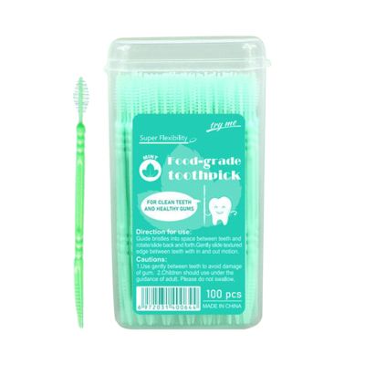 Generic Double-Ended Toothpicks - Aromatic Cleaning Sticks | 100 Pieces