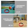 TOYANDONA 8-Piece Leg Bands for Three-Legged Races, Oxford Fabric view 3