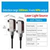 Ultra-Compact Stainless Steel Housing, Ultra-Thin Photoelectric Sensor, 2–1000 mm Diffuse Reflection (E3T-TN10-L) view 2