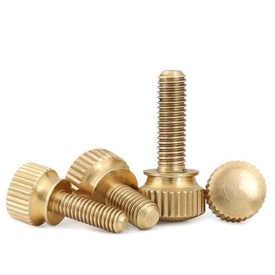Brass Thumb Screws, M3 M4 M5 M6, 5-Pack, 8 mm M5