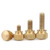 Brass Thumb Screws, M3 M4 M5 M6, 5-Pack, 8 mm M5 view 2