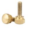 Brass Thumb Screws, M3 M4 M5 M6, 5-Pack, 8 mm M5 view 4