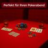 DecoHomeTextil Poker Table Mat, Casino Roulette Red, 105 x 225 cm view 3