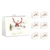 PremiumLine Large Christmas Gift Bags, Landscape Format | Coated & with Gift Tag | Sturdy, Reinforced Base & Rim | FSC Cardboard 210 g/m² | DIN A4 (32 × 26 × 12 cm), 6 Pack view 1