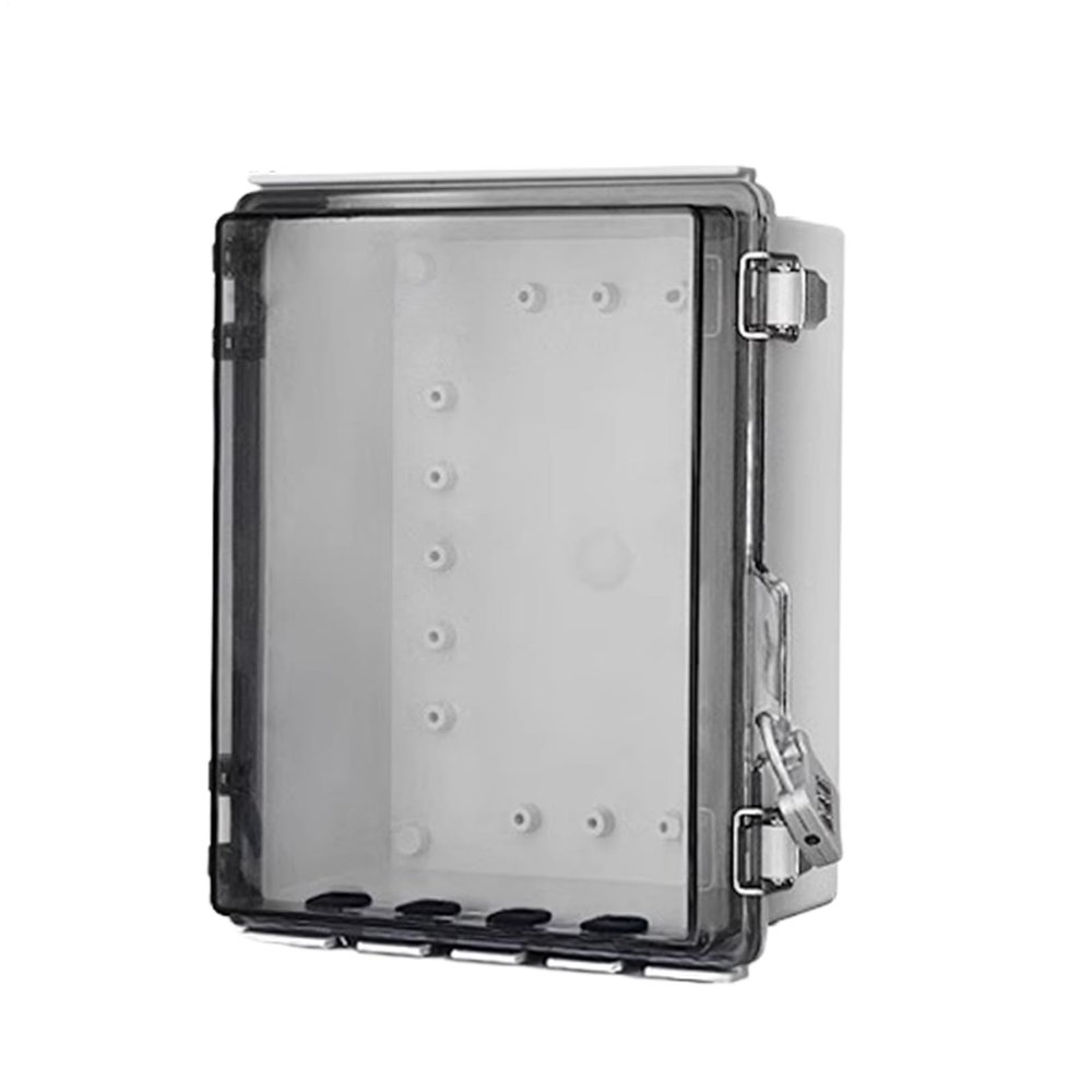 Waterproof Cable Box, Transparent, with Lock, IP66