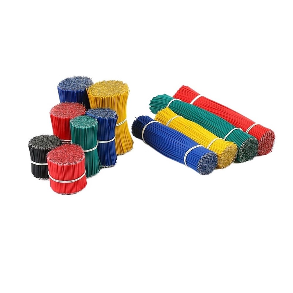 CSFFA 100-Piece 22AWG/24AWG Tinned PCB Jumper Wires, 5/6/8/10/15/20/30 cm