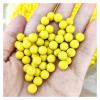 YANGC 1–1000 Pcs Yellow Solid Rubber Balls, 6–8.5 mm Diameter, Round Sealing Rubber Balls for Industrial and DIY Parts (50 pcs, 8.5 mm) view 3