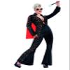 Smiffys Elvis Black Rhinestone Costume view 1