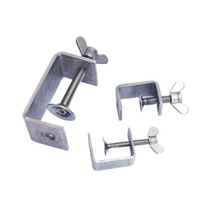 1 Pc. Wing-Nut C-Type Clamp, Steel U-Lifting Device, I-Beam Clamp, Pipe Slot, Heavy-Duty Sling Cable Fitting (30 mm M4)