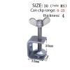 1 Pc. Wing-Nut C-Type Clamp, Steel U-Lifting Device, I-Beam Clamp, Pipe Slot, Heavy-Duty Sling Cable Fitting (30 mm M4) view 2