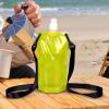 650 ml Leakproof Collapsible Water Pouch for Hiking with Strap view 3