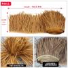 Artificial Palm Thatch Roll, Yellow, 0.5 x 10 m view 2