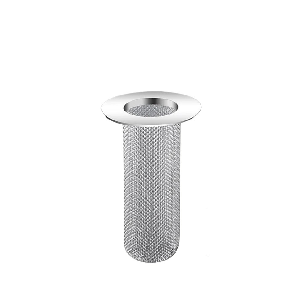 1/2/3/5-Piece Stainless Steel Mesh Sink and Drain Strainers, Anti-Clog Hair Catchers (L-Long Style, 2 pcs)