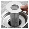 1/2/3/5-Piece Stainless Steel Mesh Sink and Drain Strainers, Anti-Clog Hair Catchers (L-Long Style, 2 pcs) view 3