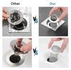 1/2/3/5-Piece Stainless Steel Mesh Sink and Drain Strainers, Anti-Clog Hair Catchers (L-Long Style, 2 pcs) view 4