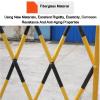 Industrial Expandable Metal Barricade, Flexible Mobile Gate, Adjustable Traffic Fence for Construction Sites and Traffic Control (Color 1, 700 cm) view 4