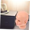 Children's Mannequin Head, 41.5 cm Vinyl with Hair Texture view 4