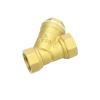 2-Piece Female Inline Y-Strainer Brass Valve, 1/2 to 2 in. Threaded Pressure Piping (DN20) view 1