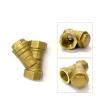 2-Piece Female Inline Y-Strainer Brass Valve, 1/2 to 2 in. Threaded Pressure Piping (DN20) view 3