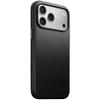 NOMAD Modern Leather Case for iPhone 17 Pro Max | Polycarbonate and Genuine Leather Protective Case | MagSafe Compatible | Black view 1