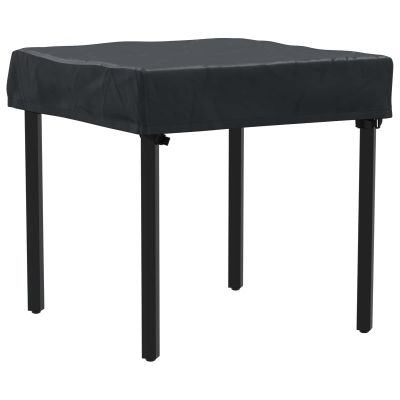 vidaXL Square Waterproof Table Cover 72 x 72 x 15 cm Black