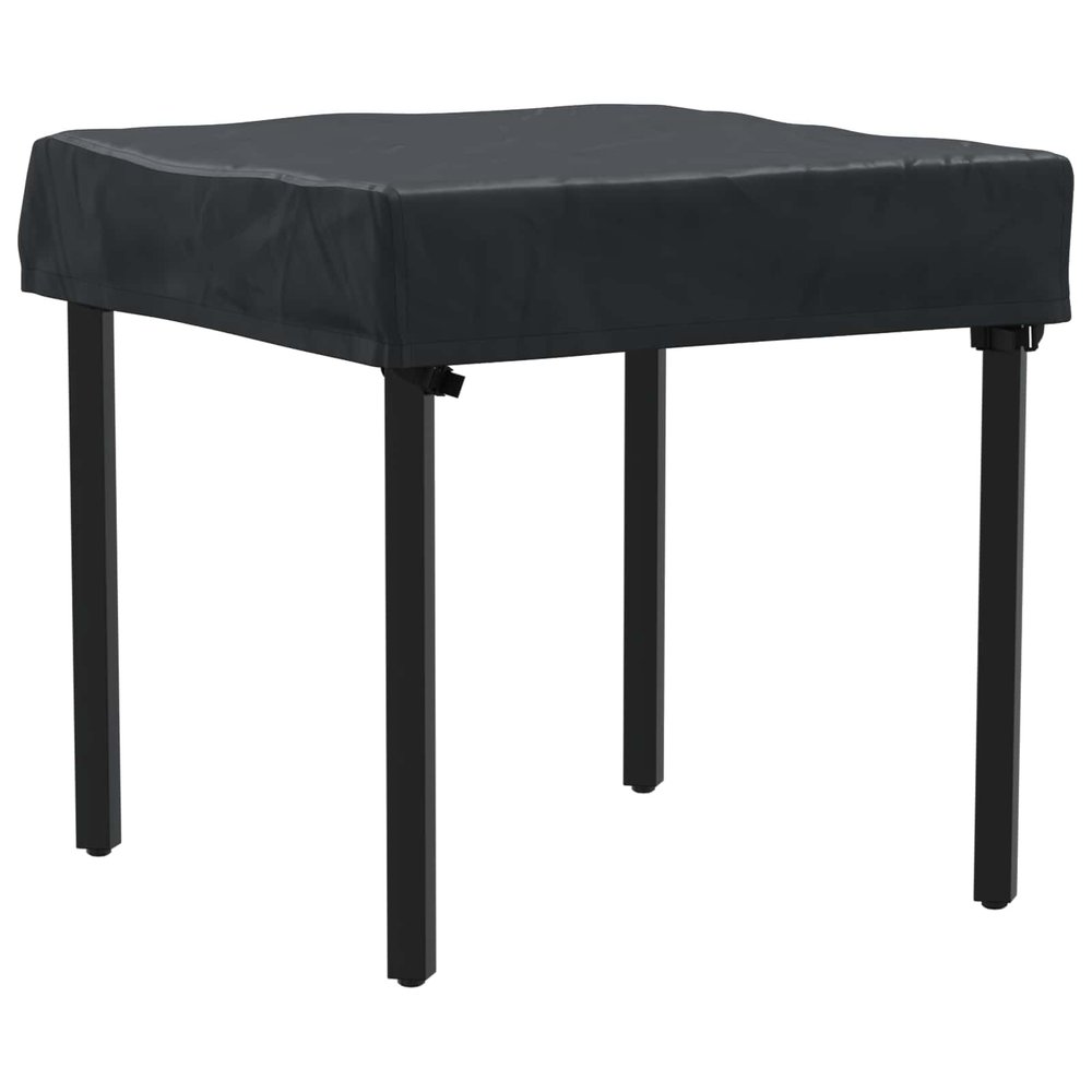 vidaXL Square Waterproof Table Cover 72 x 72 x 15 cm Black