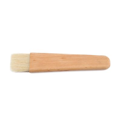 OVAQUIXI Nontoxic Wooden Grill and Baking Brush, Flat Handle